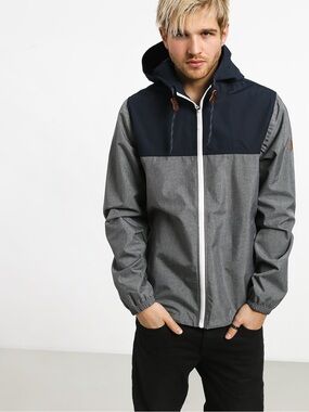 Element Men’s Alder Hooded Insulated Jacket S Navy Gray Lightweight